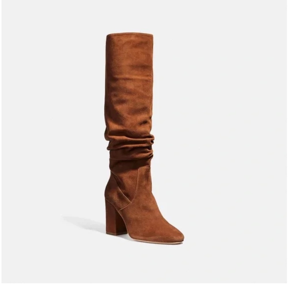Coach Graham Slouch Boots in Cognac